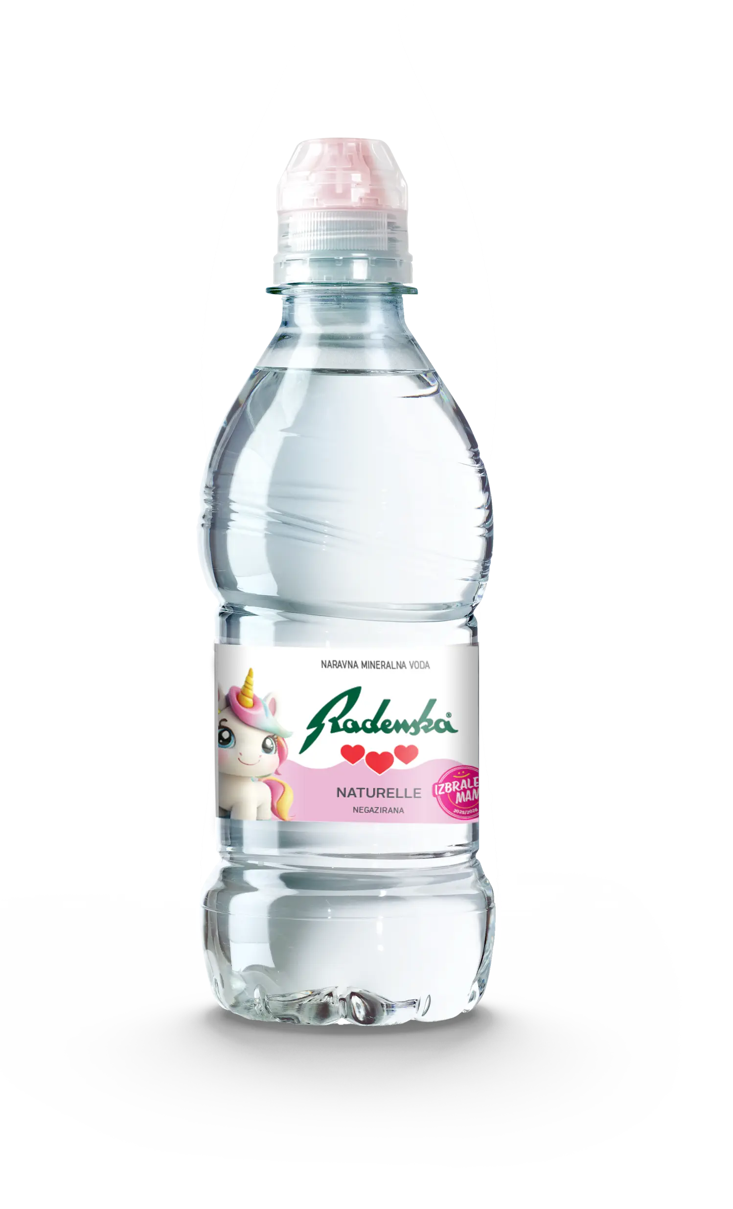 Radenska, Ujë natyral, Kids plastikë, 0,33 L